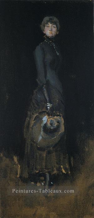 James Abbott McNeill dame en gris James Abbott McNeill Whistler Peintures à l'huile